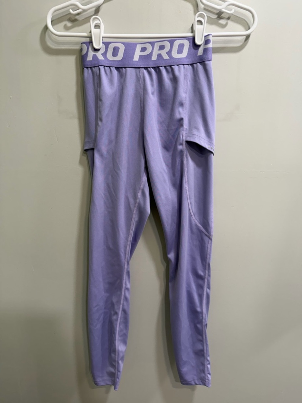 SHEIN Lavender 'PRO' Elastic-Waist Leggings